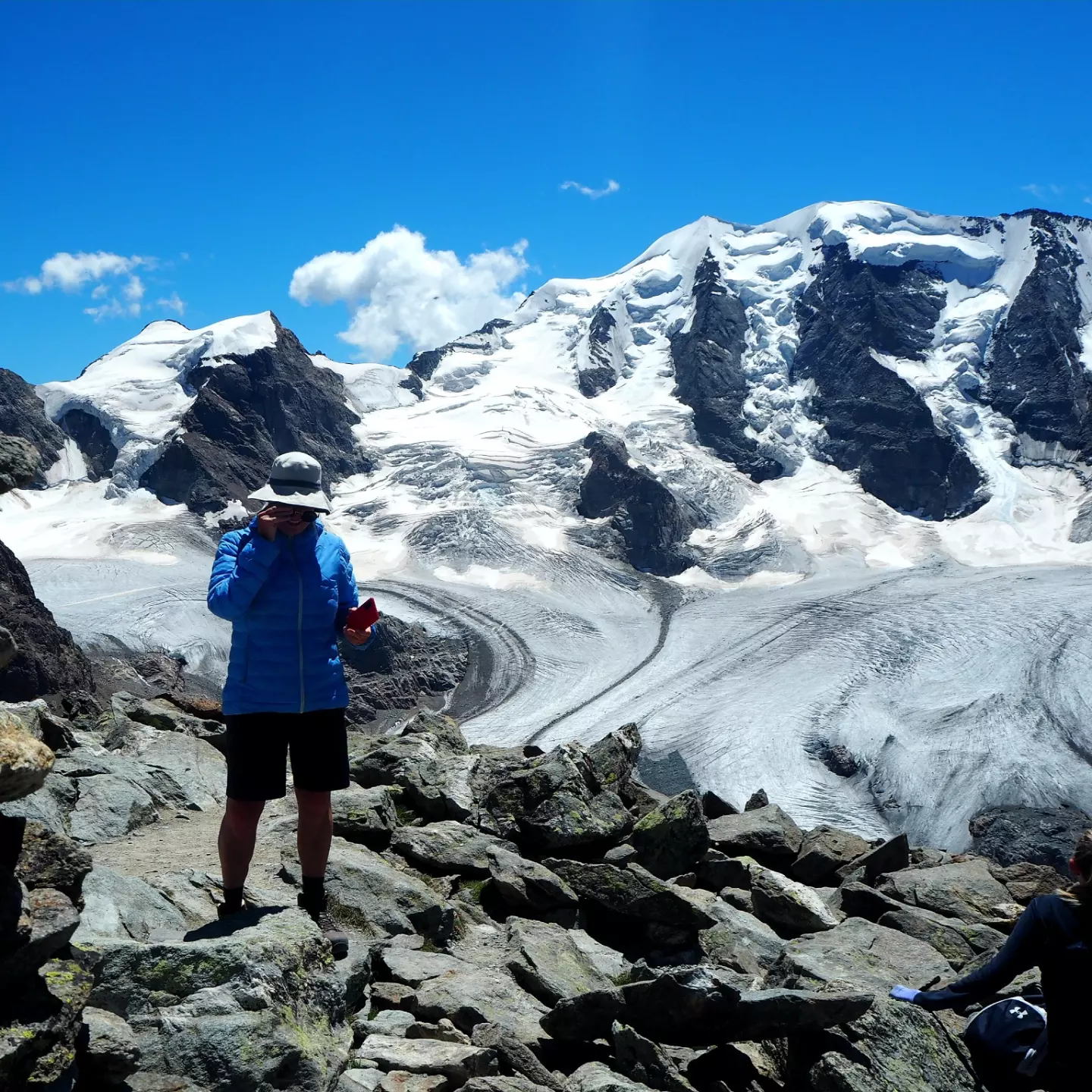 Der Morteratschgletscher.