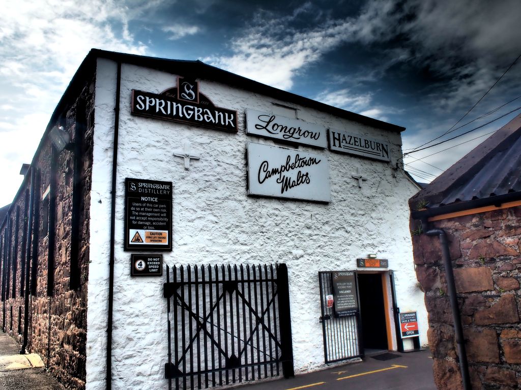Sprigbank Distellery in Campbeltown.