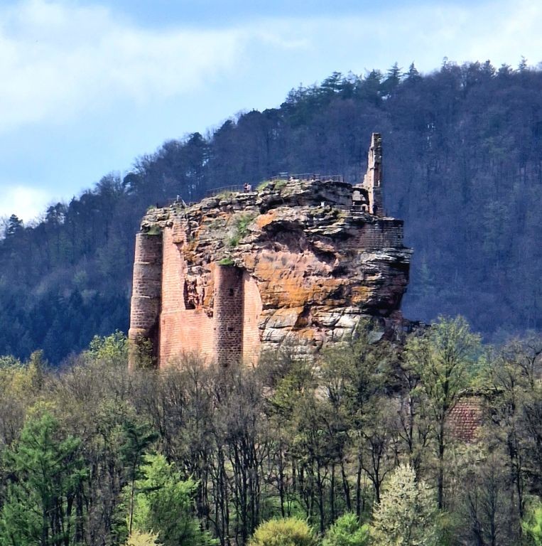 Ruine Fleckenstein.